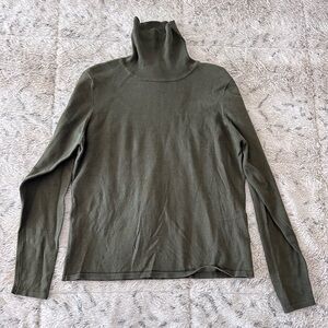 Pendleton Forest Green Women's Turtleneck Sweater